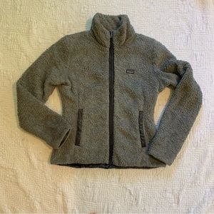 Grey Patagonia teddy fleece